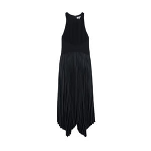 REISS Rachel Pleated Sleeveless Midi Dress